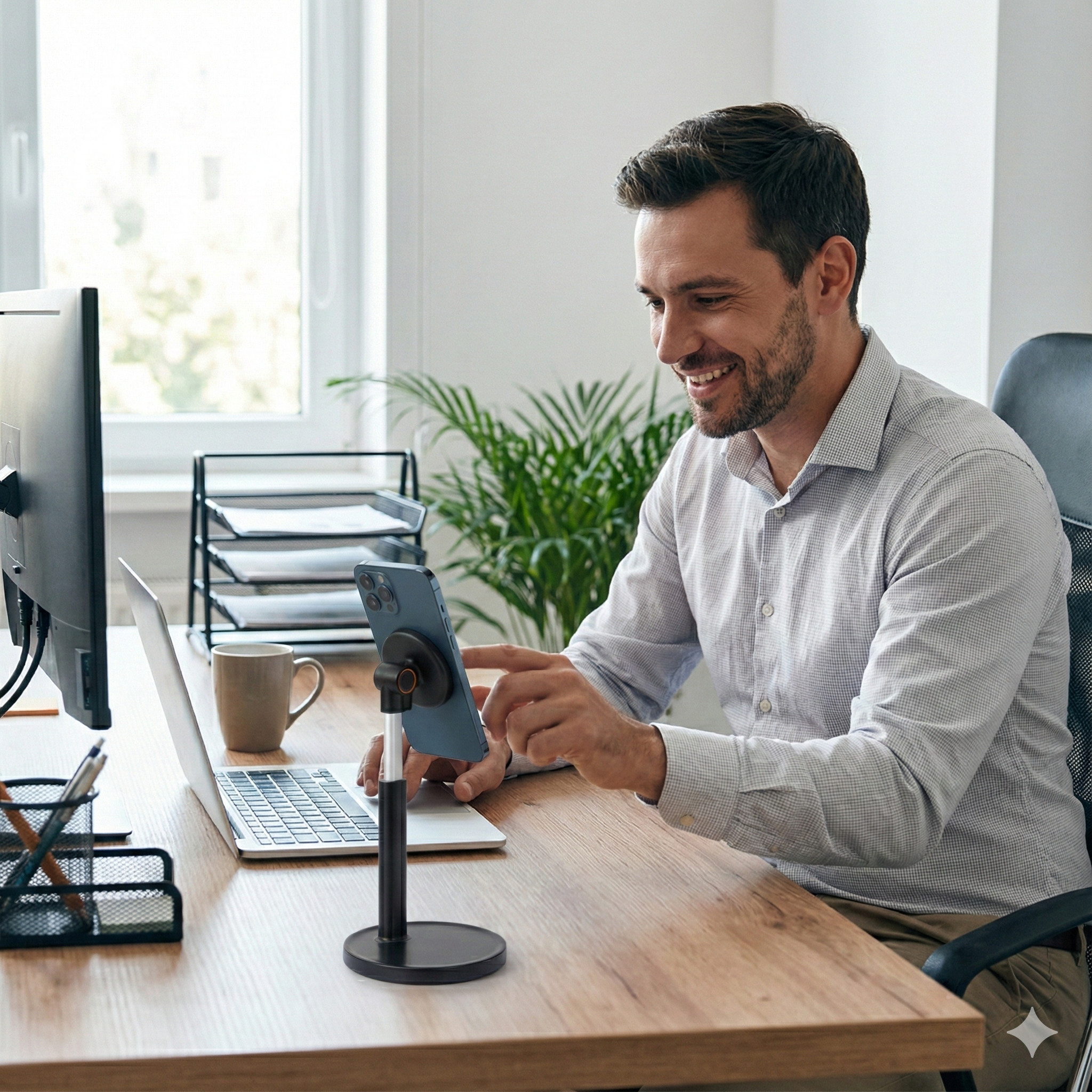 Miracase Desk – MagSafe Magnetische Telefoonstandaard