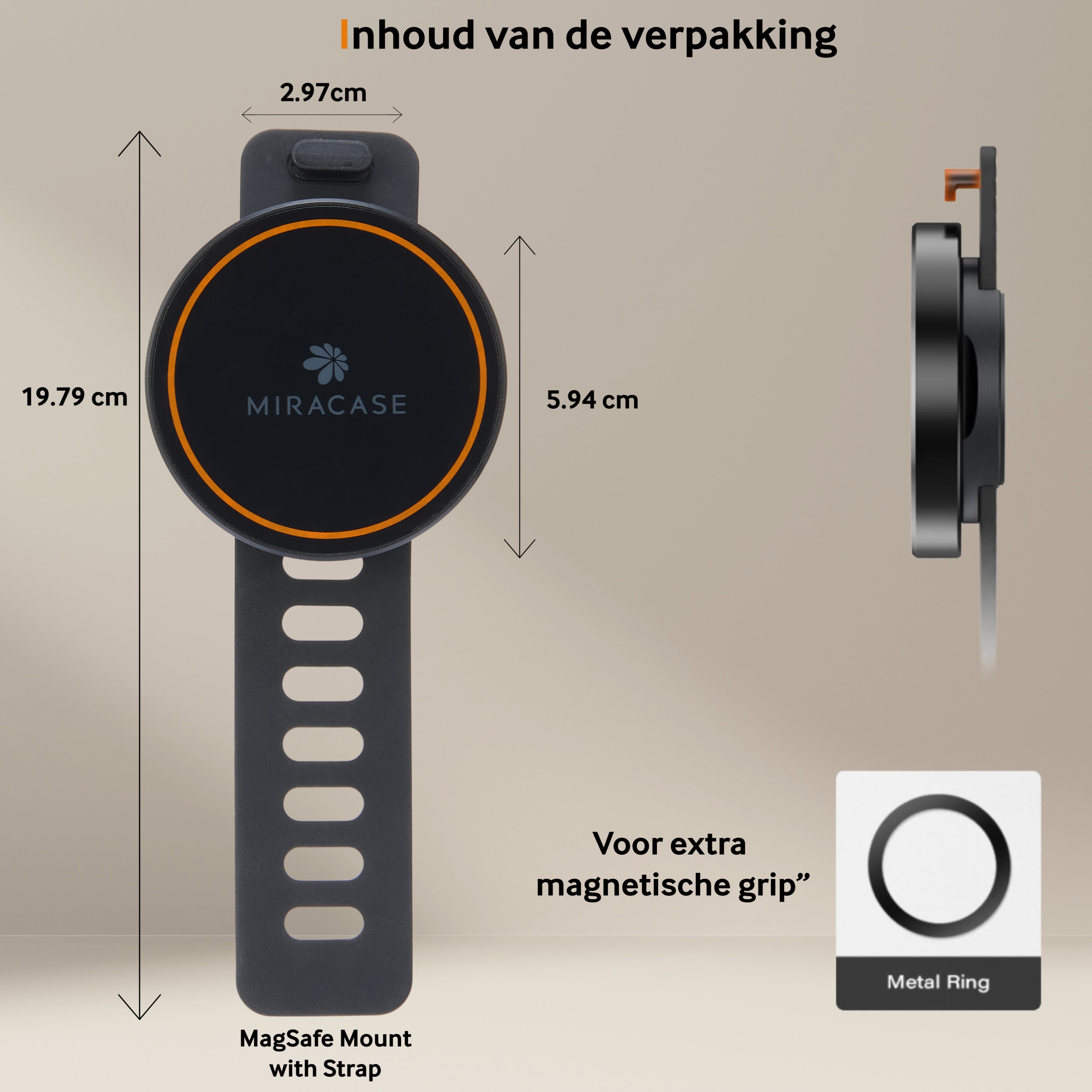Miracase PRO – MagSafe Magnetische Telefoonhouder voor E-bike & Fatbike