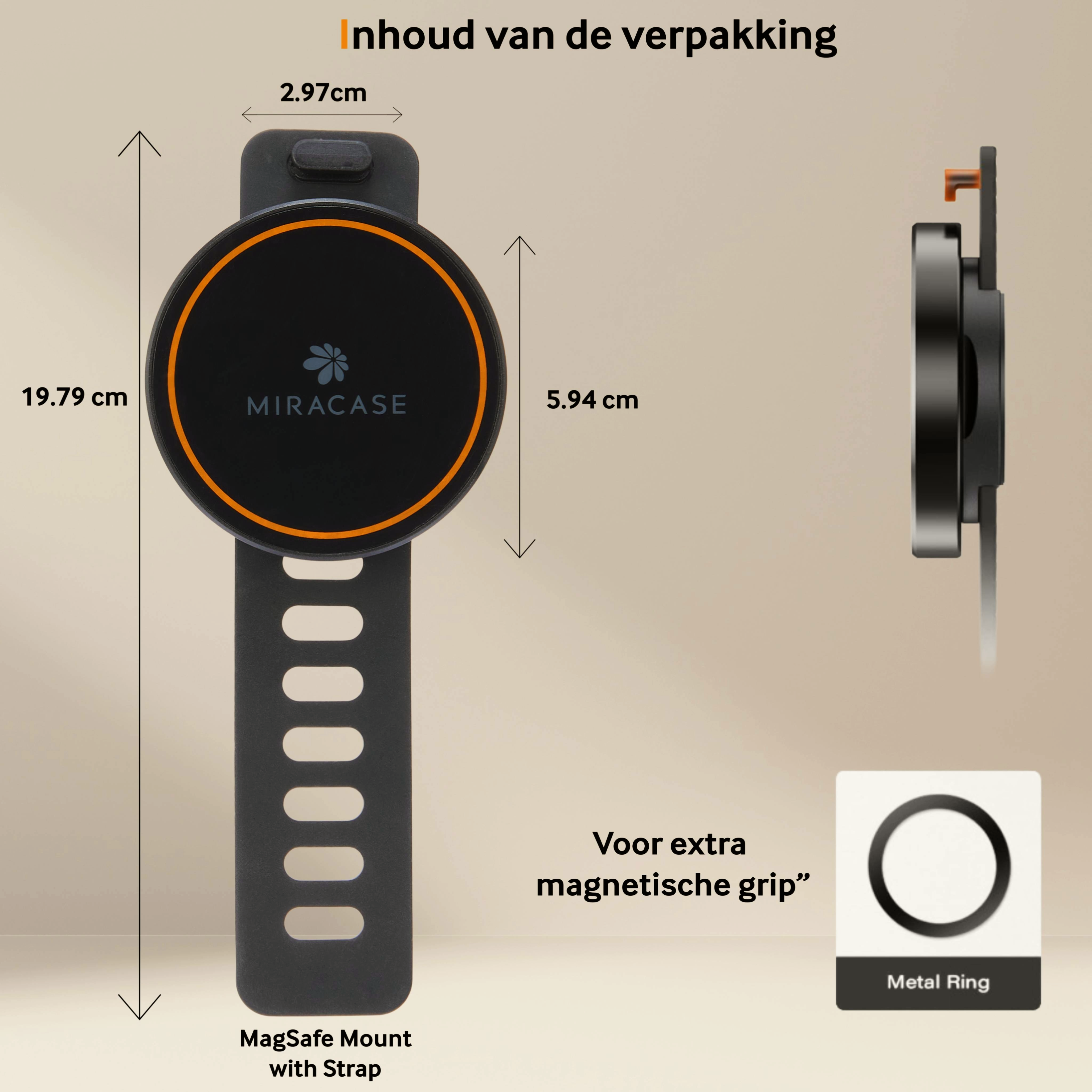 Miracase MagSafe Magnetische Telefoonhouder voor Kinderwagen